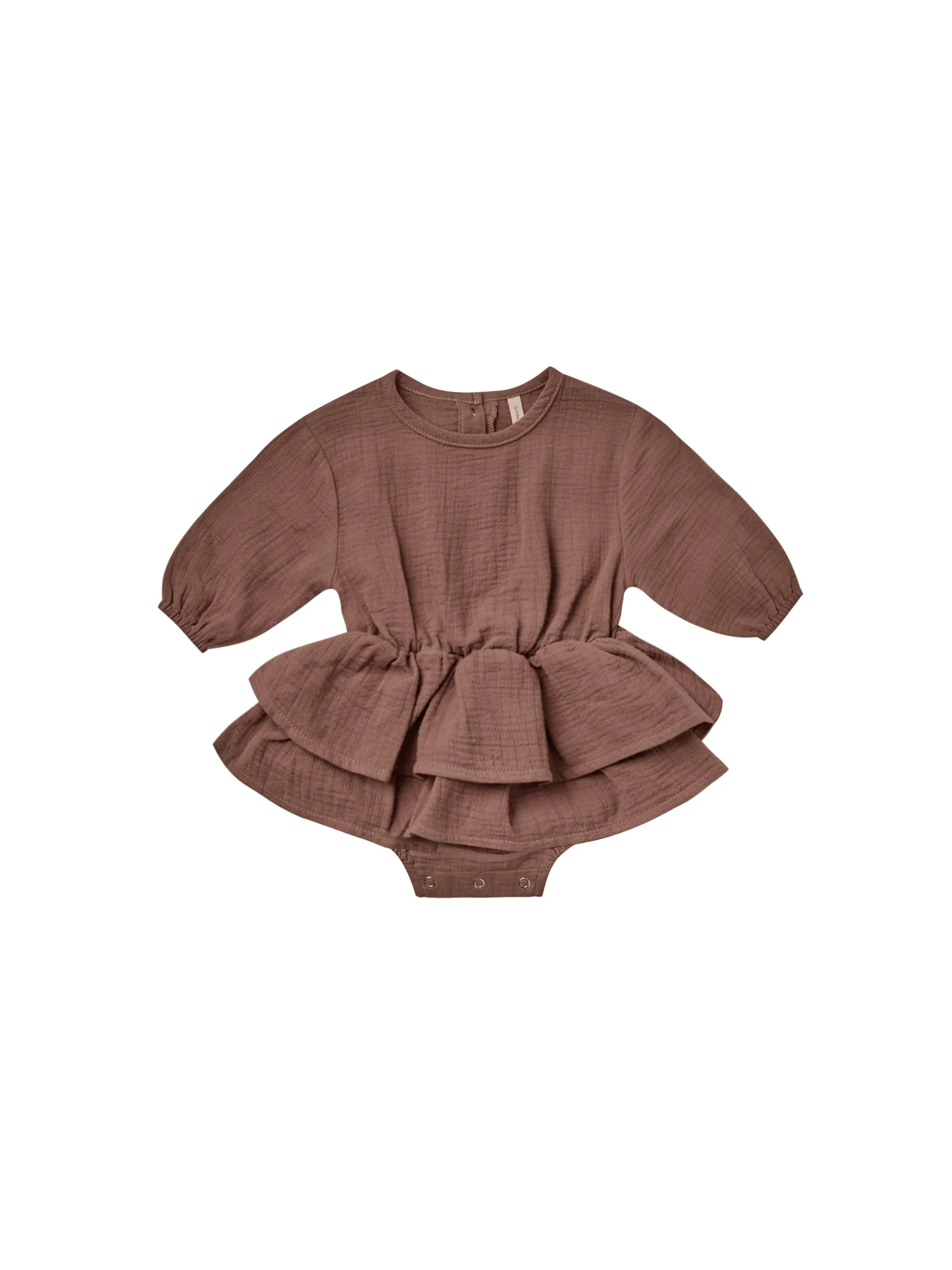 Quincy Mae Rosie Romper | Pecan