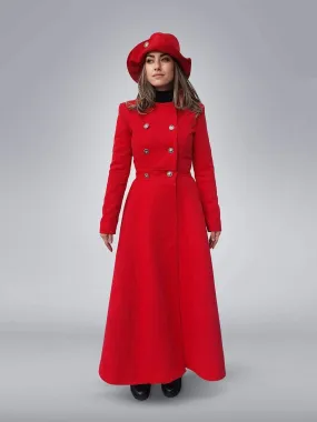 Red Cashmere Coat