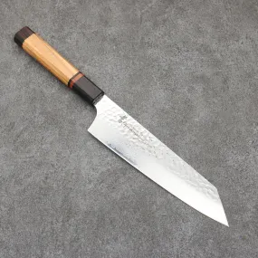 Sakai Takayuki VG10 33 Layer Damascus Kengata Gyuto 190mm Mountain cherry (12 sided) Handle