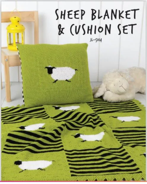 SHEEP BLANKET AND CUSHION KIT