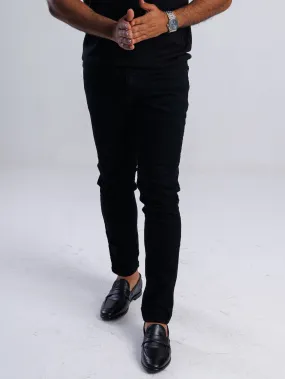 Slim Fit Flex Black Jeans