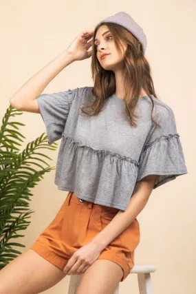 Tory Ruffle Knit Top