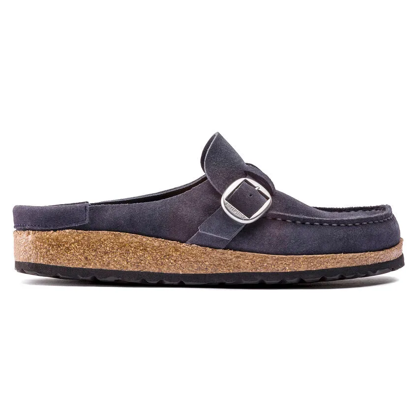 Women's Birkenstock | Buckley Open Back Suede Slide Clog | Navy